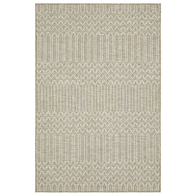 Jerimey Southwestern Indoor / Outdoor Rug, Rectangle 9'10" x 12'10"