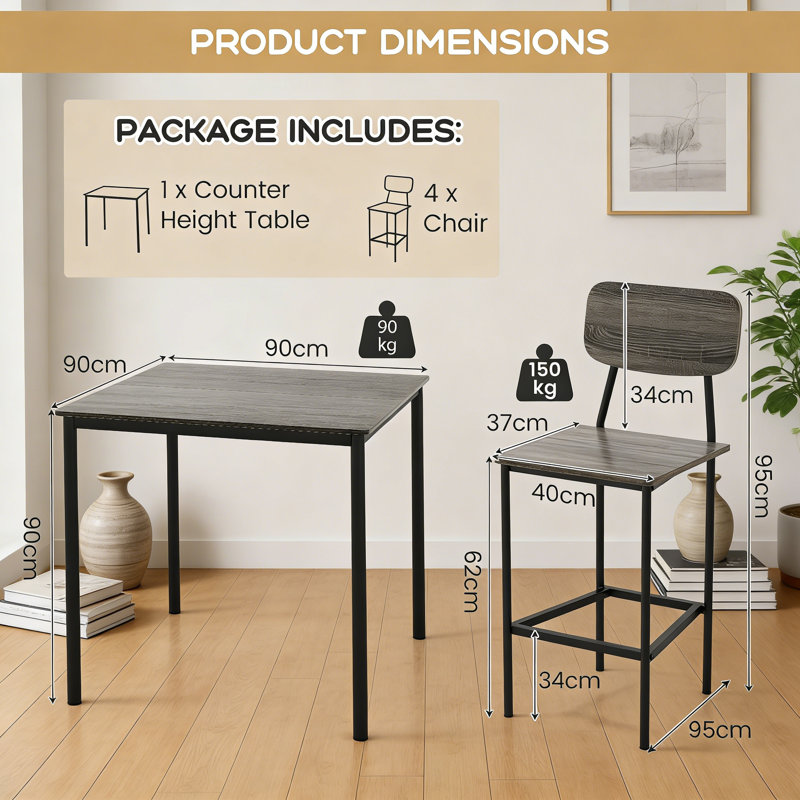 4 - Person Dining Set