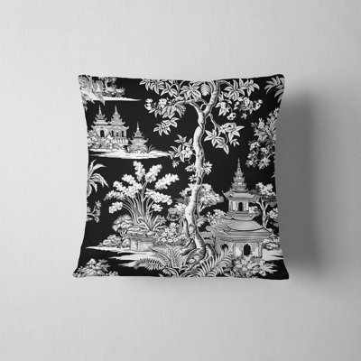 Sukhothai Toile Reversible Pillow Cover