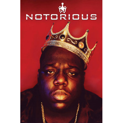  Officiellement sous licence Notorious BIG - King of Hip Hop Art, affiche d'art - 24 x 36 po - reproduction décorative - papier affiche - prêt à encadrer