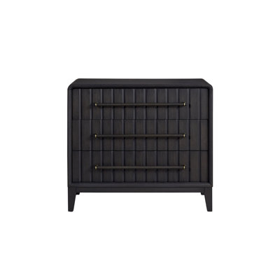 Commode Bachelor 3 tiroirs au fini poivre