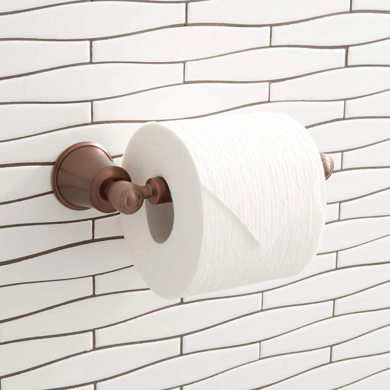 Oil Rubbed Bronze 4-Piece Bathroom Hardware Set