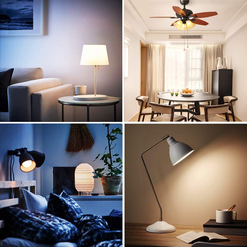 5 W (équivalent à 40 W), DEL E26, ampoule à intensité non variable, changement de couleur, blanc chaud (2 700 K) E26 / culot moyen (standard)