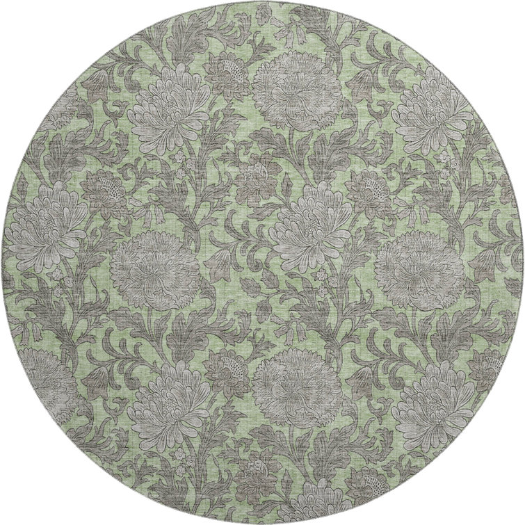 Premium Machine Washable Prisco Aloe Rug