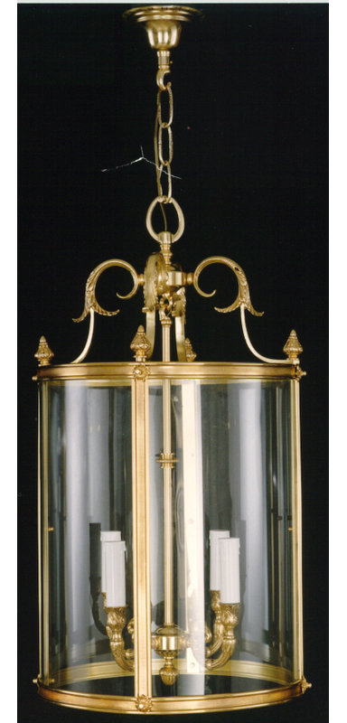 Marlana 4 - Light Lantern Pendant, French Gold