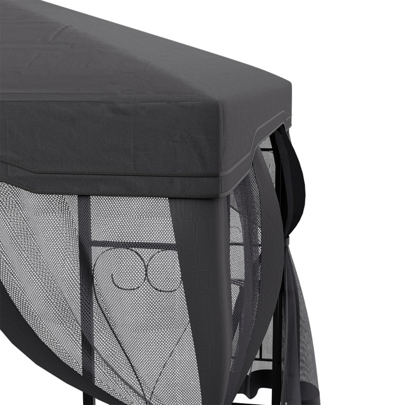 Caoilainn 2.75m x 3.6m x 2.95m Metal Pergola