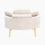 Petit canapé confortable avec table de bout pour la pause déjeuner, thé décontracté, idéal pour les petits appartements et les chambres à coucher