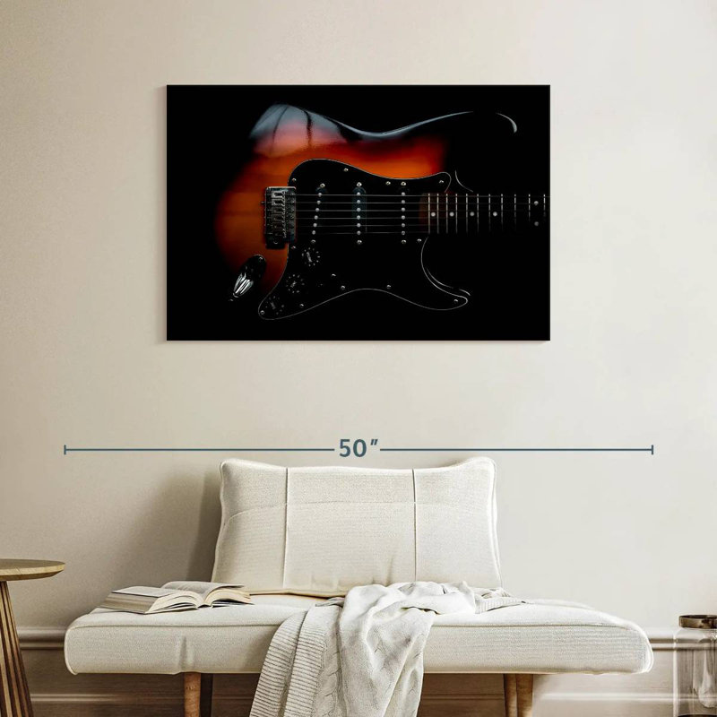Abarca Elegant Electric Guitar, 26" H x 39" W