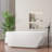 67" Freestanding Soaking Acrylic Bathtub