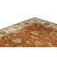 Wool Oriental Area Rug in Rust/Beige