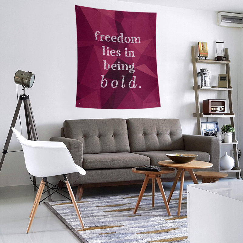 Tapisserie en polyester en faux gemme, H 104 po x l 88 po, Spinelle