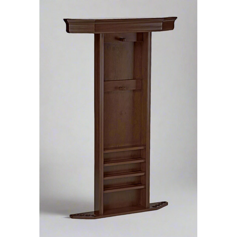 Heritage Wall Cue Rack Espresso, Dark Walnut