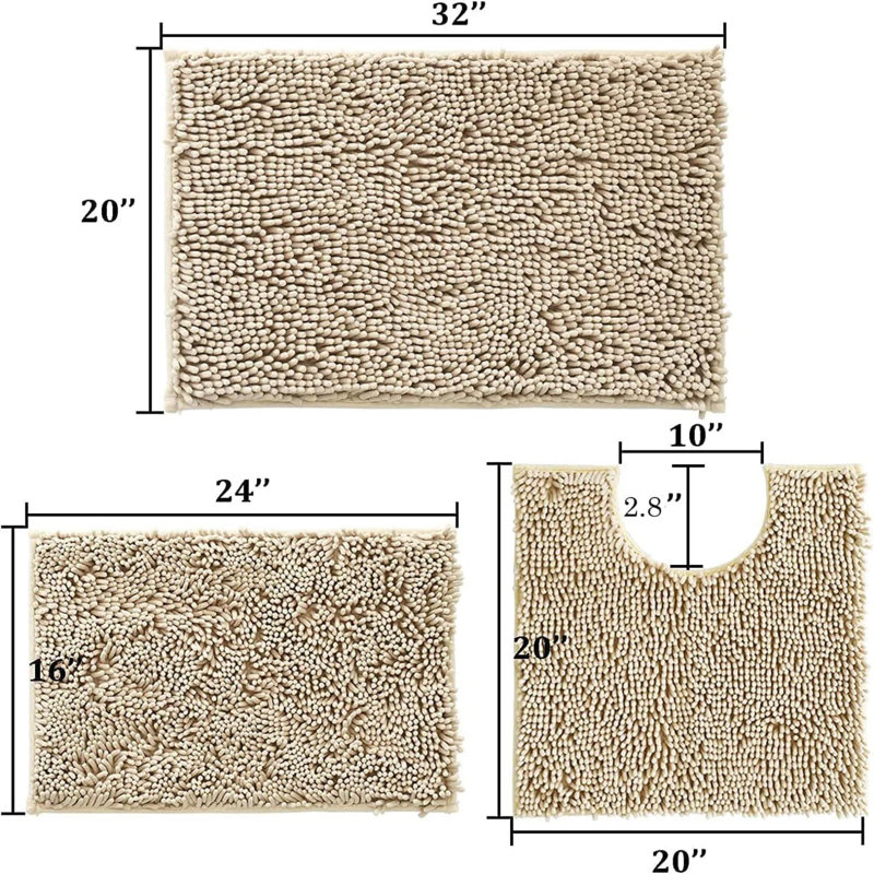 Bath Mat, Beige