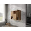 Armoire latérale de salle de bain 36 po, portes à fermeture douce, conception à fixation flottante, chêne imitationnel (emballage KD)-1150062834