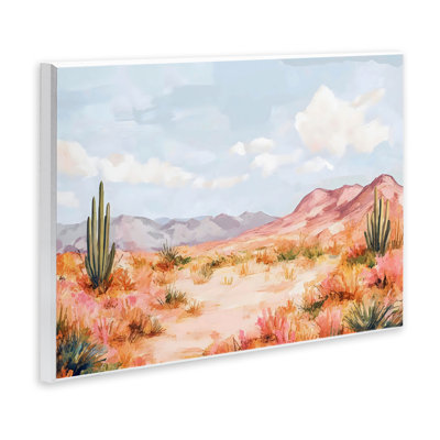 Plaque murale Pastel Desert Dream Sunset, design par Creative Studio