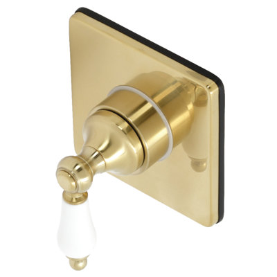 Kingston Brass Single-Handle Wall Mount Three-Way Diverter Valve with Trim Kit