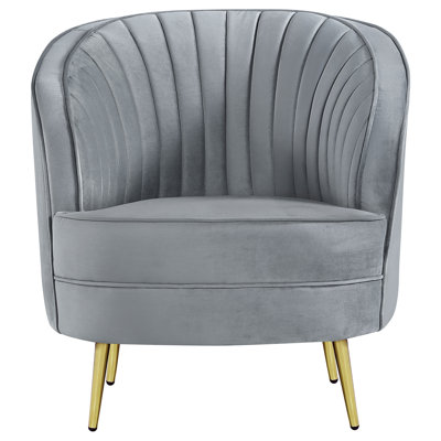 Morethampstead Upholstered Vertical Channel Tufted Chair