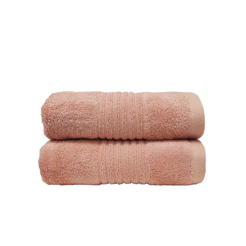 Ultrasoft Sustainable Bamboo Hand Towel Set, Pink