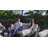 3-person Outdoor Patio Rattan Sofa With Cushions-1369867252