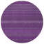 Tapis intérieur rayé rond 8 po