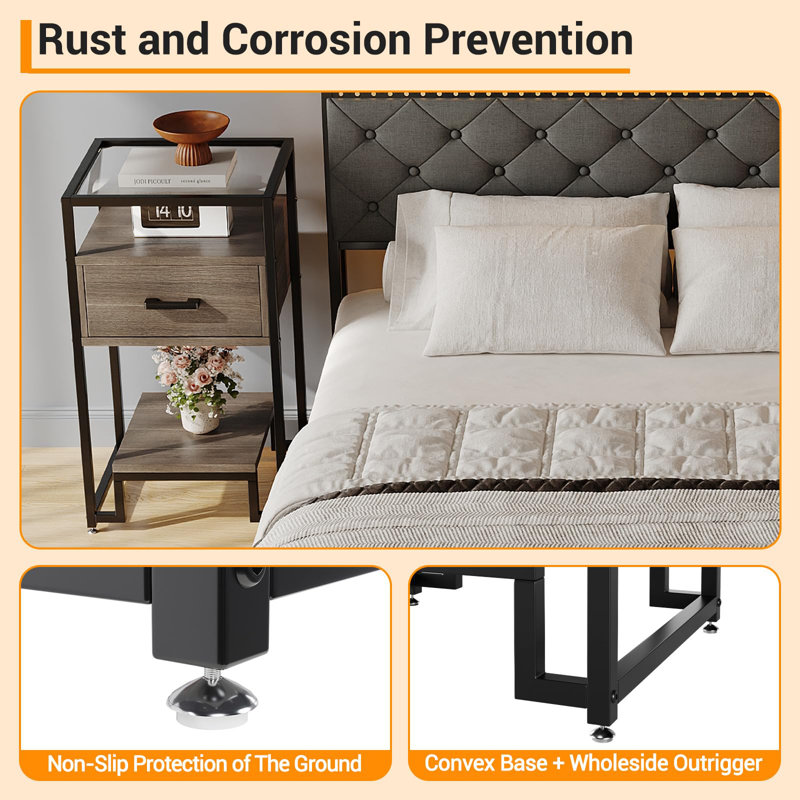 Coffee Table, Grey/Black