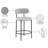 Beacon Upholstered Counter Stool with Metal Frame-88514413