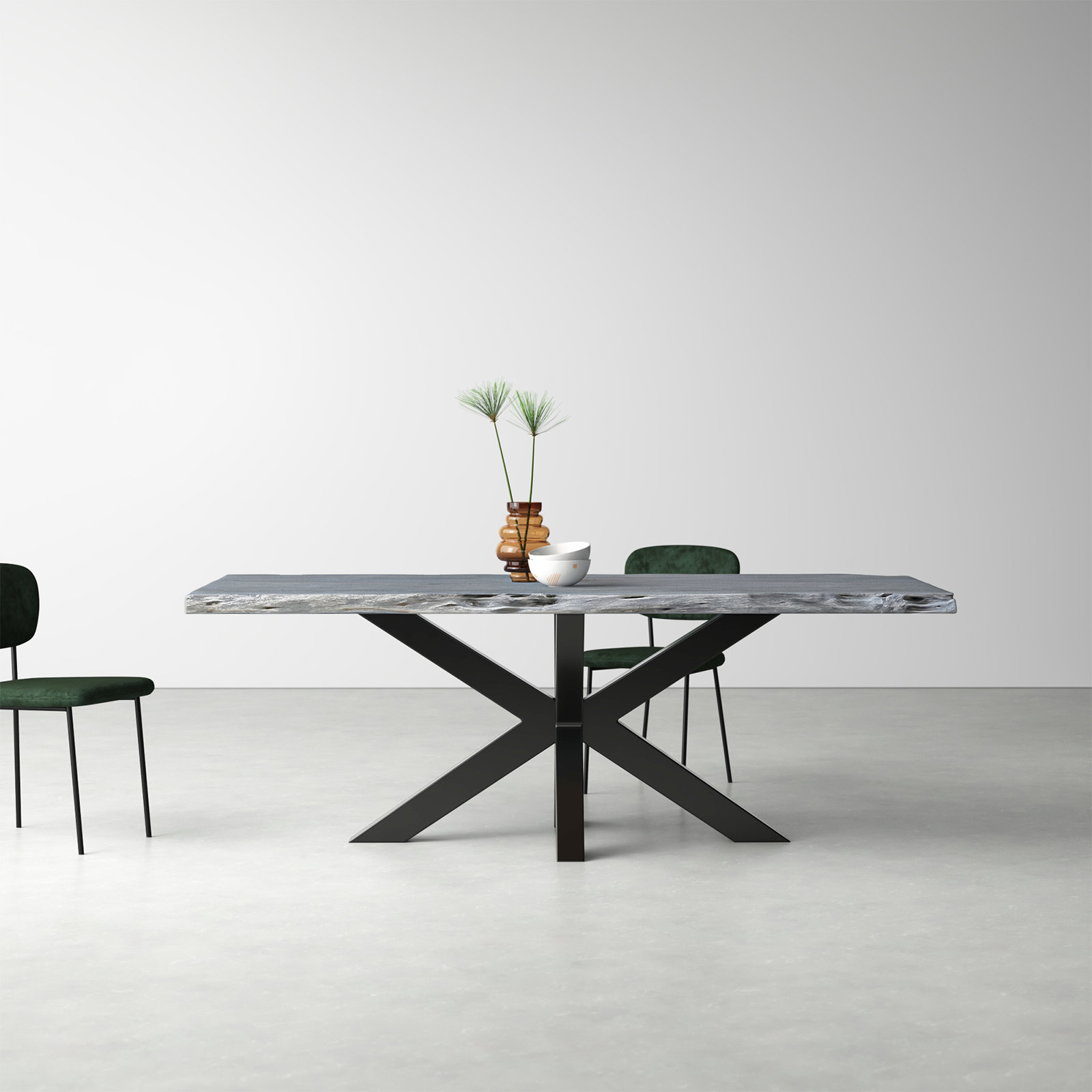 Joyce Dining Table, 30" H x 84" L x 30" W