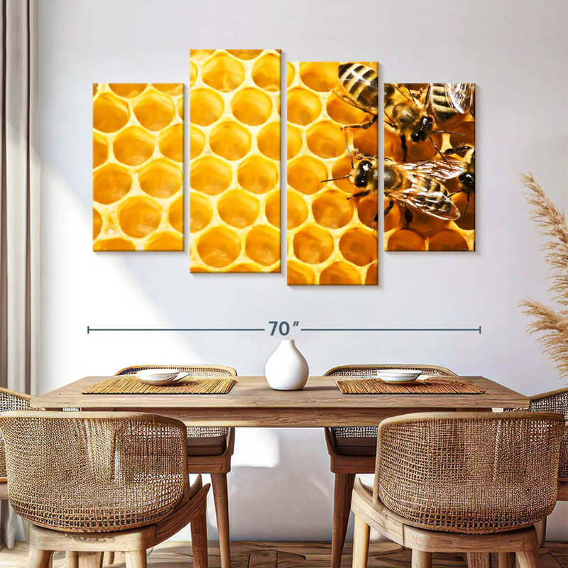 Honey Bee Hive, 42" H x 68" W