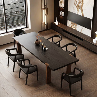 Table de salle à manger en bois de frêne