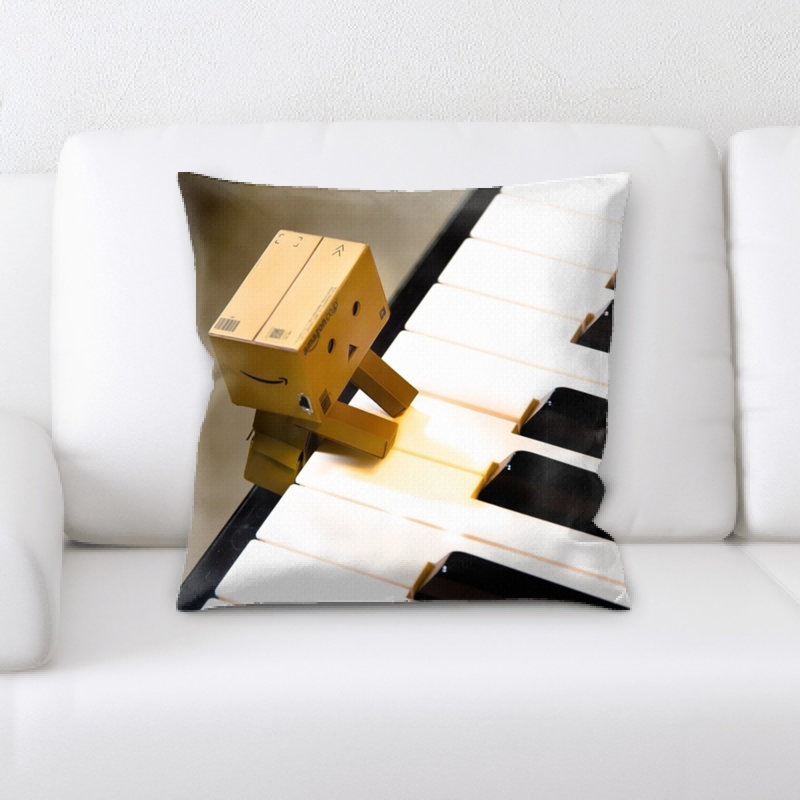 Microsuede Reversible Throw Pillow