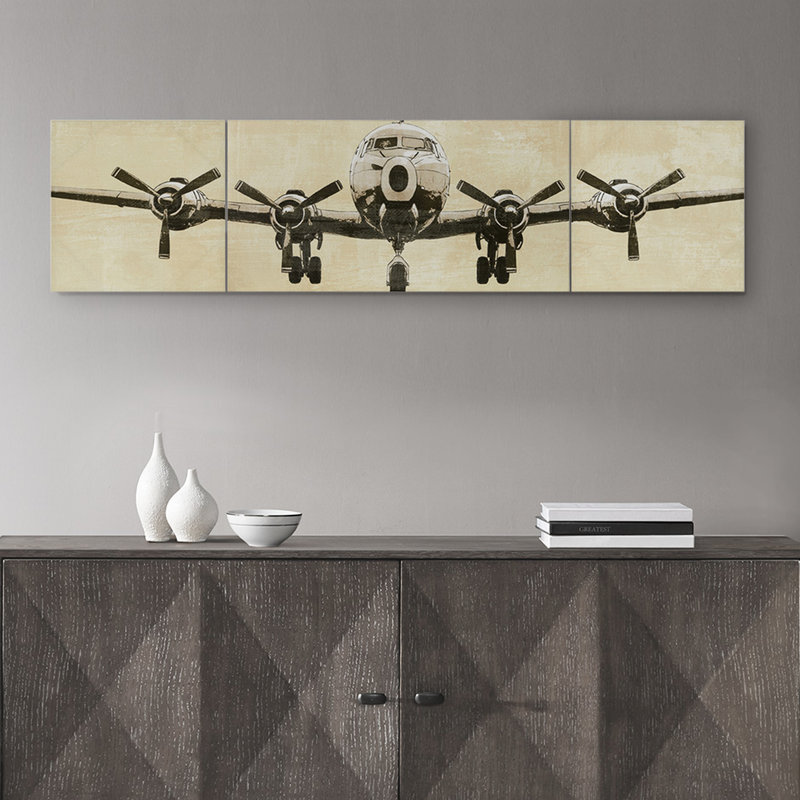 «3 Flight Time», art mural sur toile