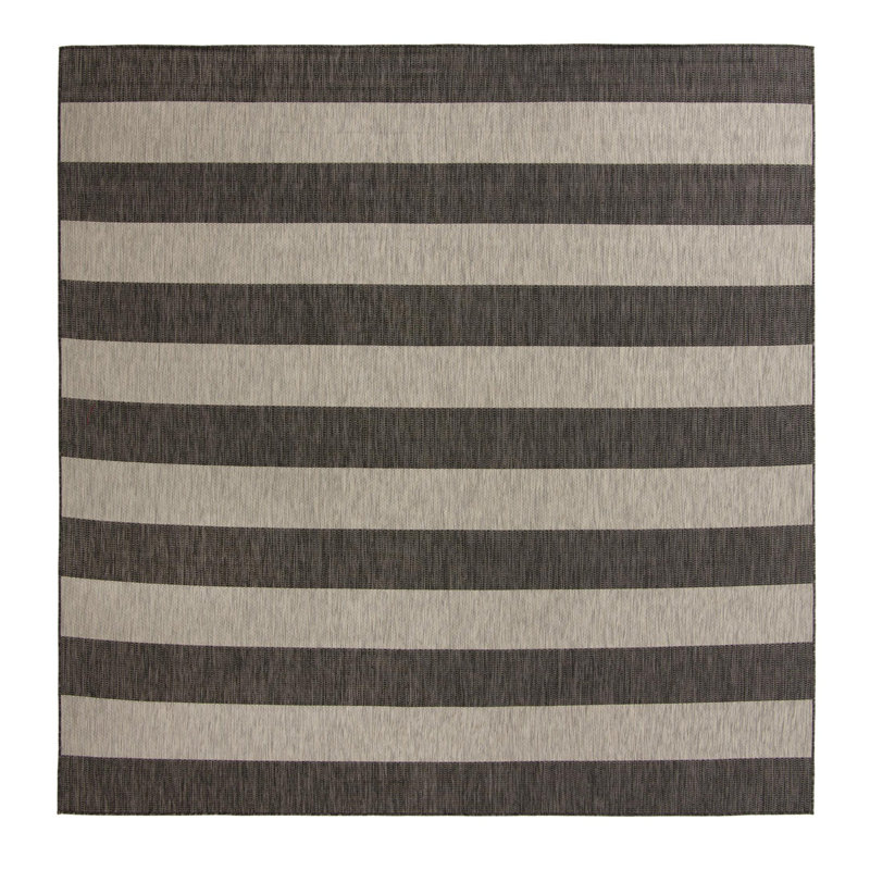 Hay Bale Striped Indoor / Outdoor Rug, Square 10'8"