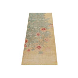 Distressed Homage Wool Floral Area Rug