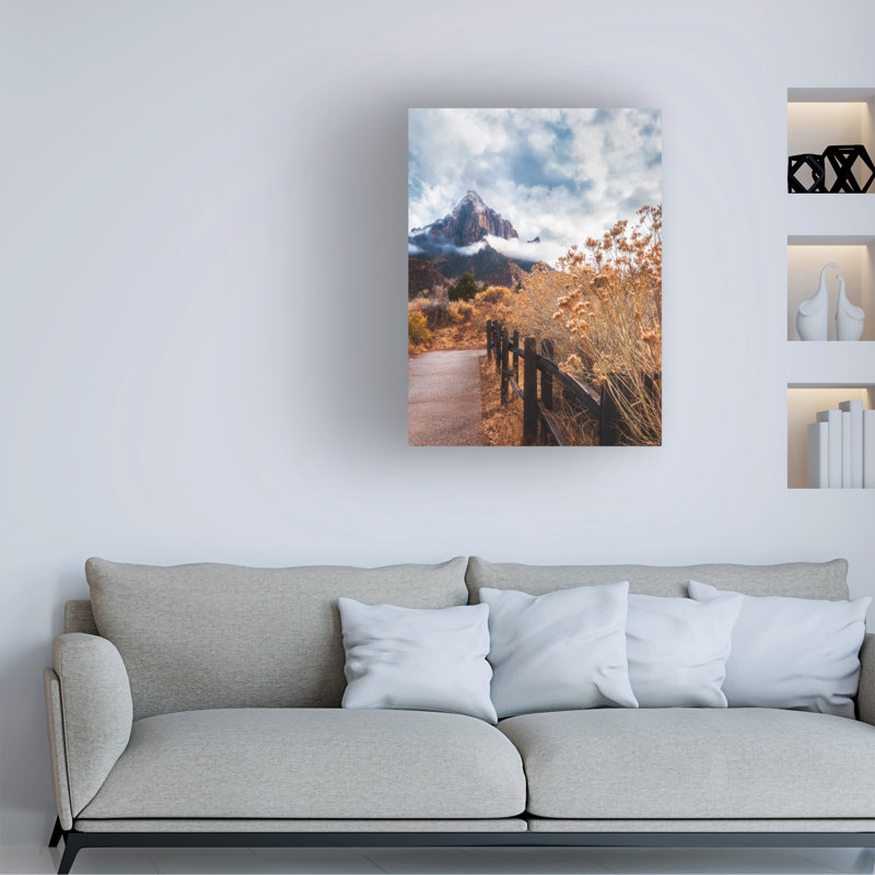 Art sur toile Syed Iqbal, H 19 po x l 14 po