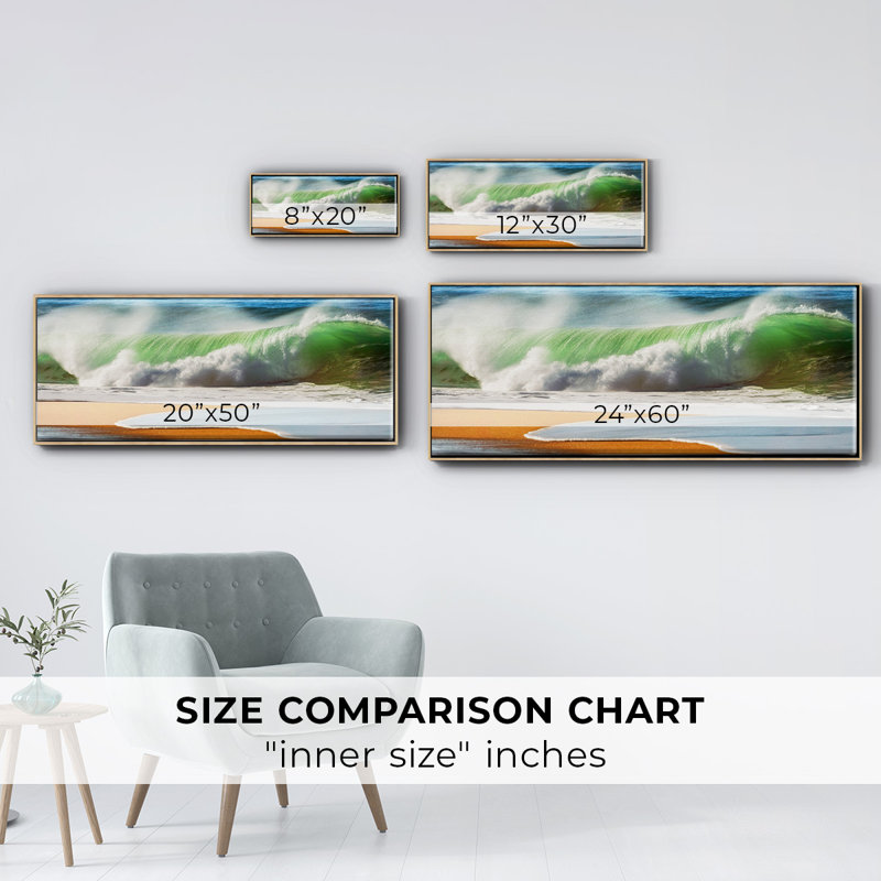 The Wave- Framed Canvas