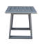 Table de bout carrée en aluminium