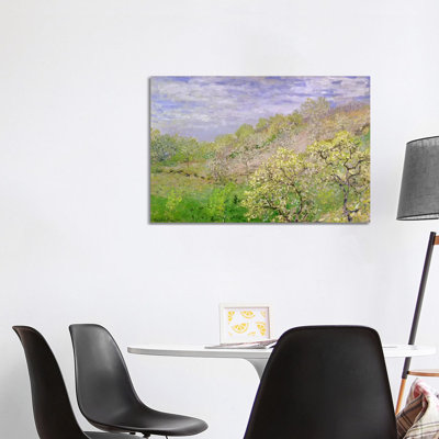 Arbres en fleurs - Giclée sur toile tendue avec châssis