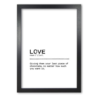 Love Chocolate - Print