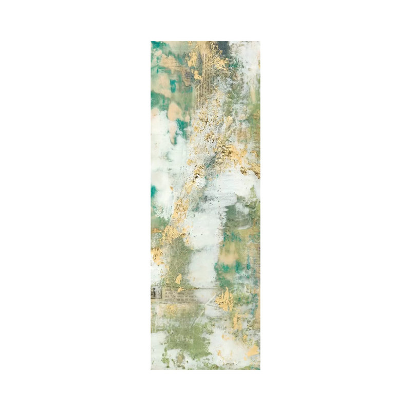Aural Flow II by Jennifer Goldberger - Wrapped Canvas Panoramic Print, 30.48 cm H x 91.44 cm W