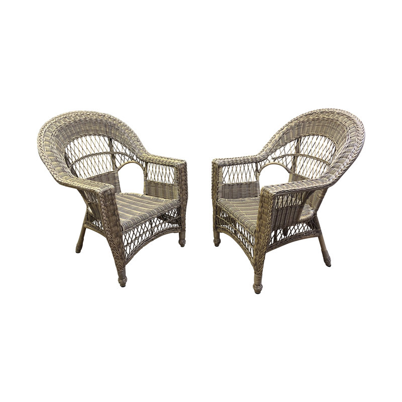 Chaise de patio Camacho, Brun