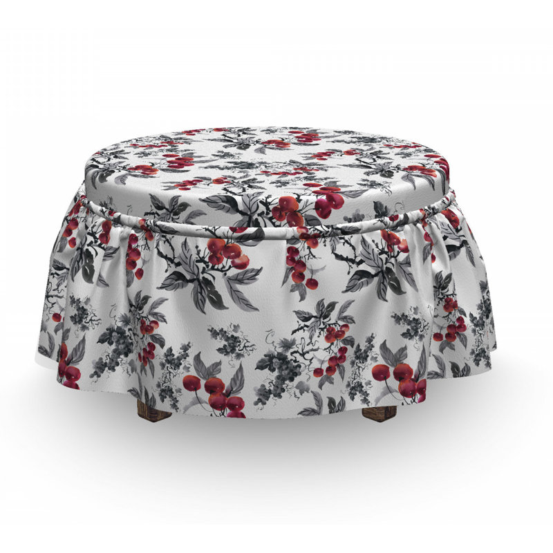 Box Cushion Ottoman Slipcover