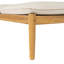 Chaise longue d'extérieur avec roulettes, structure en bois d'acacia (ensemble de 2)