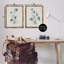 Ensemble de cadres flottants 2 pièces Blue Botanical Herbs, design par Susan Jill-679197042-679197041