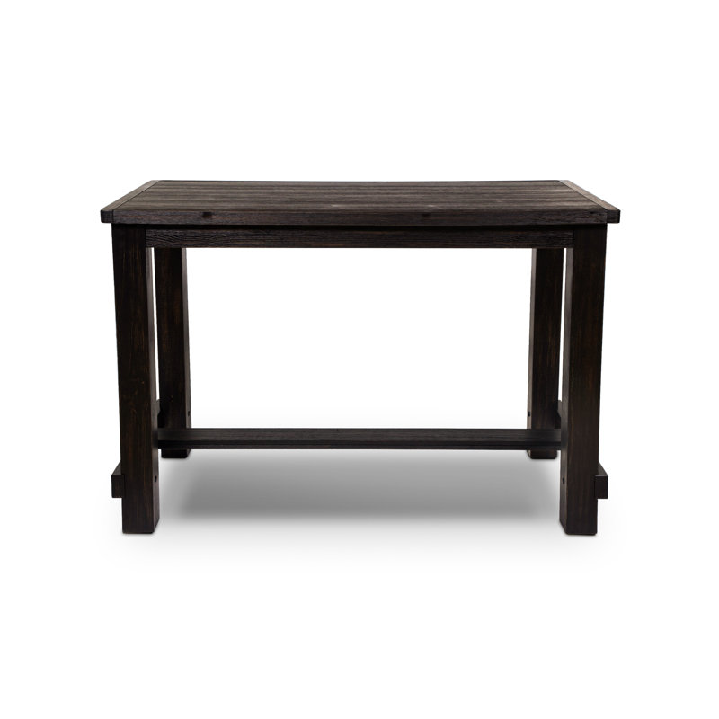 Table de salle à manger Adler, H 42 po x l 60 po x P 30 po, Noir