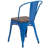 Kewaunee Metal Stackable Chair with Wood Seat-1921678923