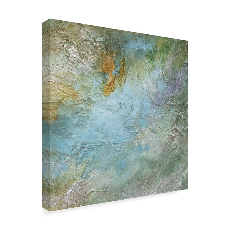 Wrought Studio Pastel Currents II On Canvas by Sheila Finch Painting ...