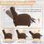 Fauteuil inclinable manuel standard de 26,4 po de largeur Neécy-1591509259