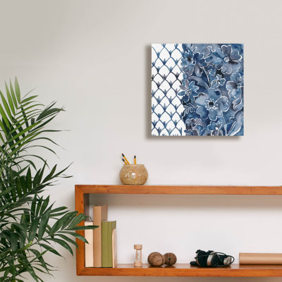 «Cobalt Garden 3» par Chariklia Zarris, art mural sur toile