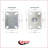 5 Inch High Temp Phenolic Wheel Swivel Top Plate Caster Set with 2 Rigid SCC