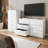 5-Drawer Dresser With Large Fabric Drawers-746968577-746968606